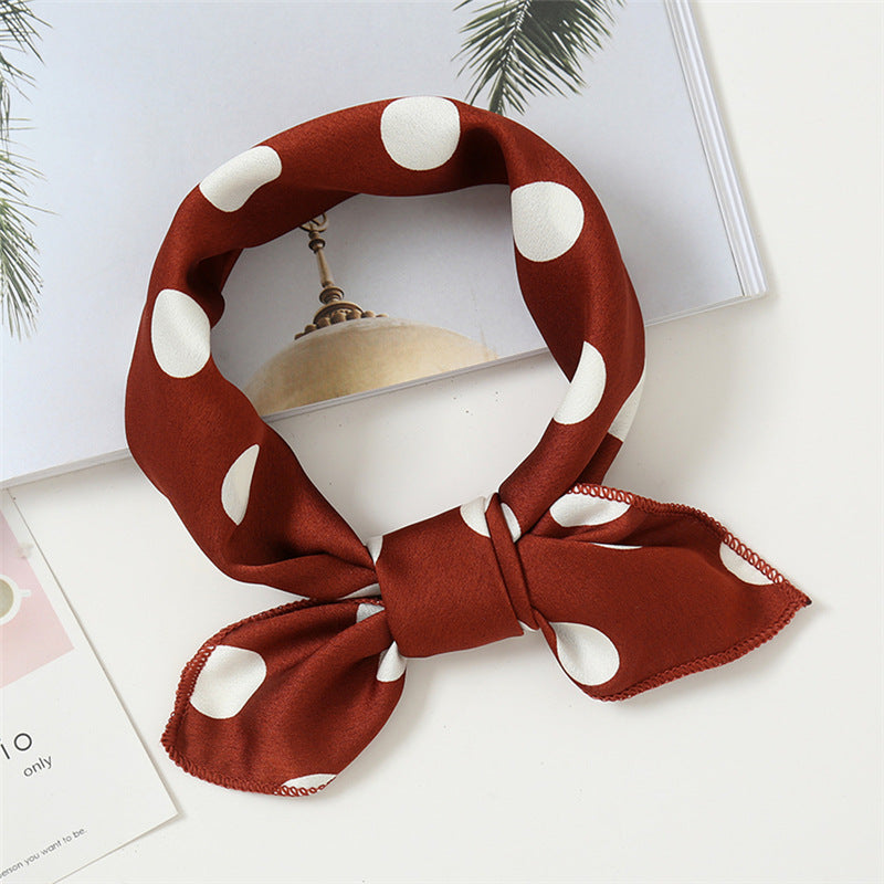 Small Scarf Silk Hair Band