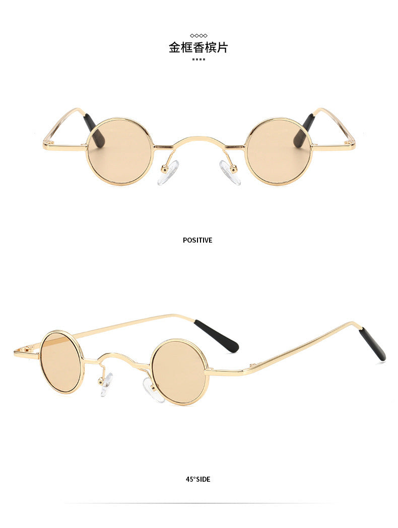 Round Frame Retro Sunglasses