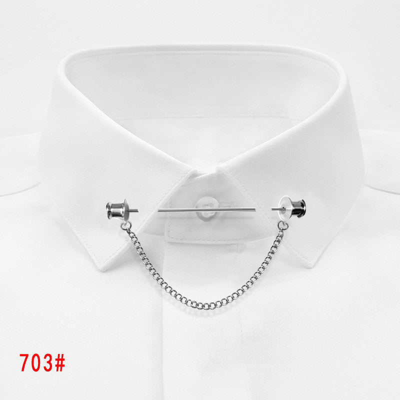 Simple Personality Collar Pins Brooches