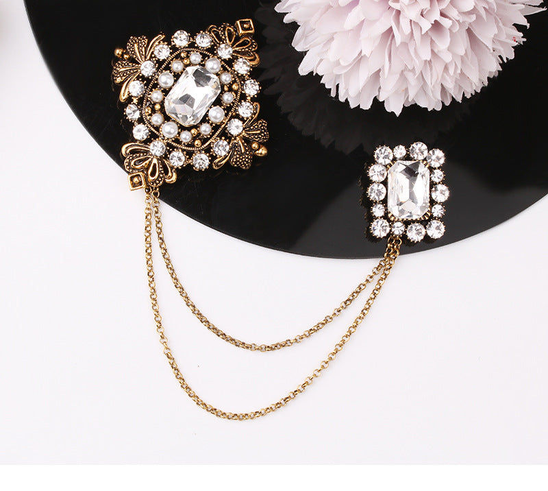 Collar Flower Suit Jewelry Pins