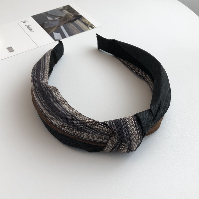 Simple knotted headband