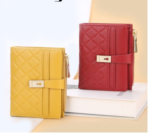 Short Omnibus Multi-card Wallet Zipper Wallet