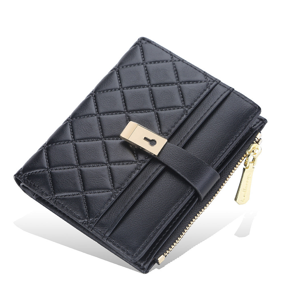 Short Omnibus Multi-card Wallet Zipper Wallet