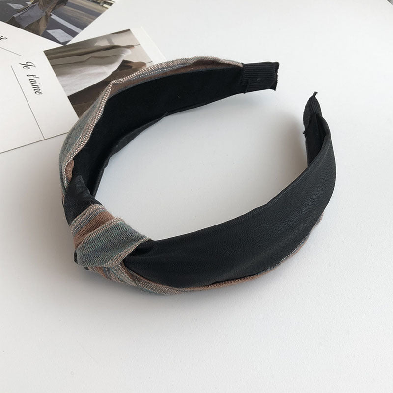 Simple knotted headband