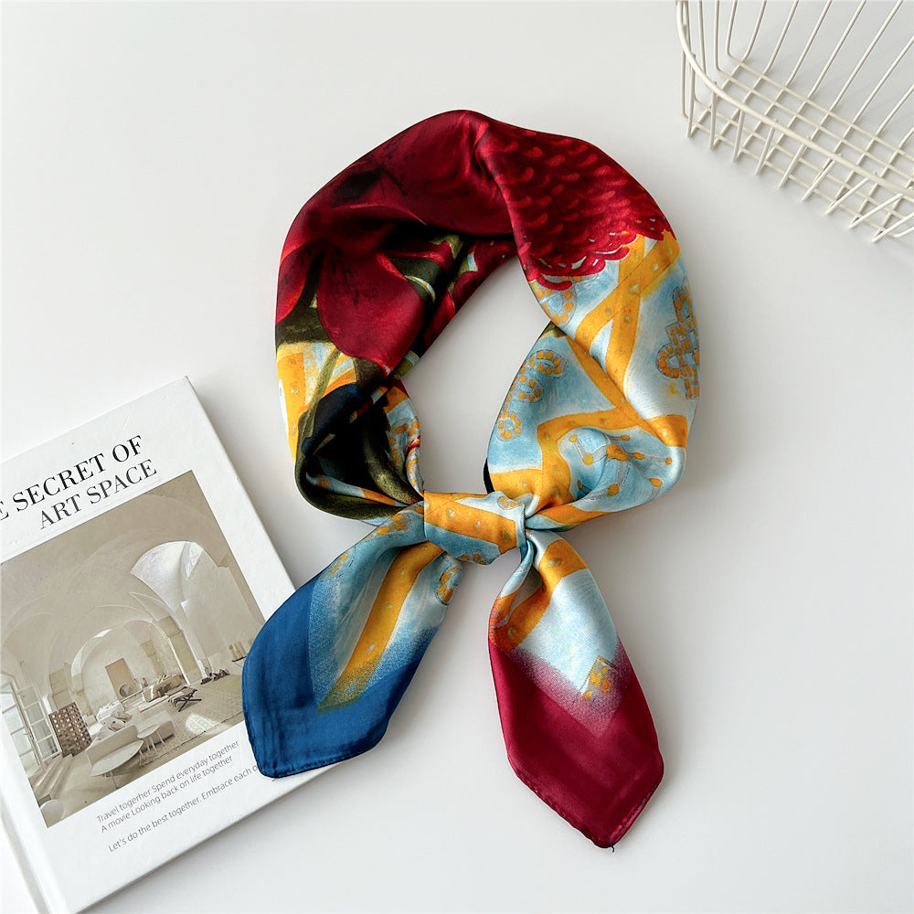 Small Square Silk Scarf