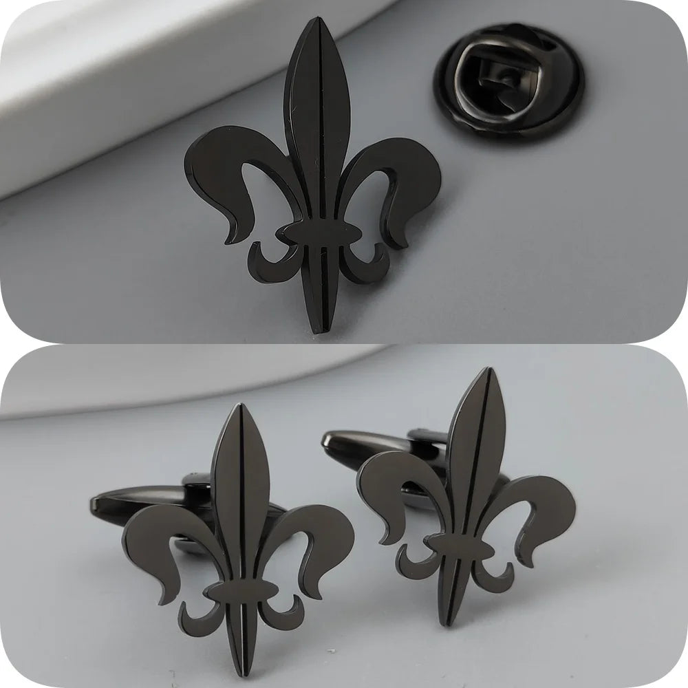 Retro Baroque gold-plated brooch