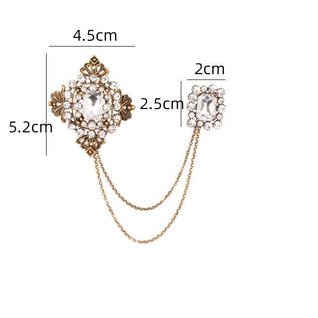 Collar Flower Suit Jewelry Pins