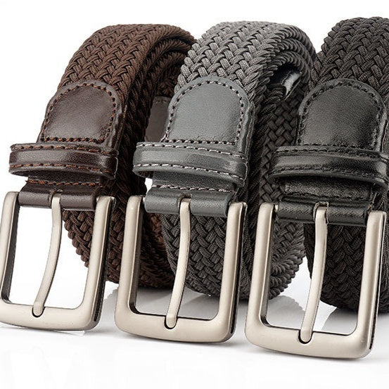 Knitted Elastic Men's And Women's Casual Belt
